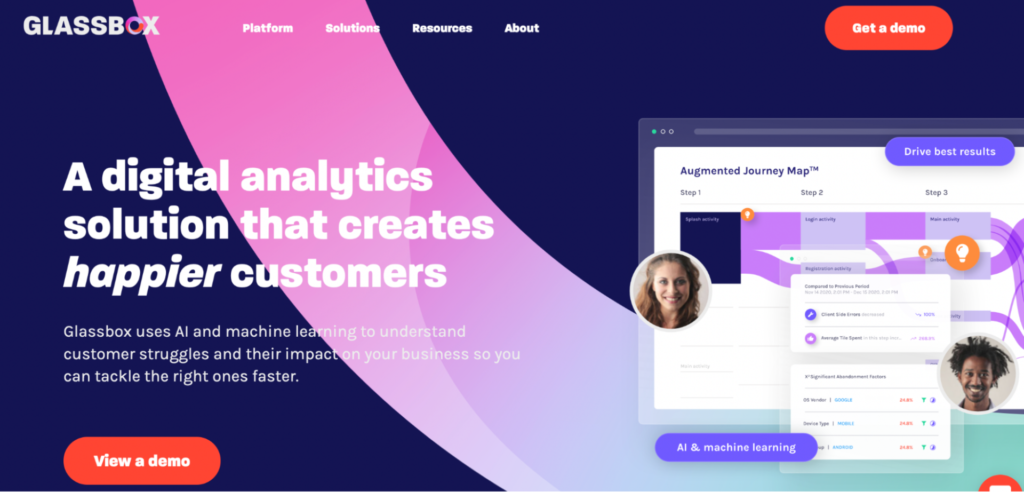 Glassbox: A digital analytics solution that creates happier customers. 